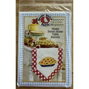 Goose Berry Patch Home Sweet Home Table Runner Pattern Uncut